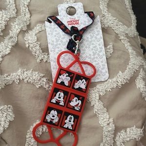 Mickey Mouse lanyard and phone/ card holder